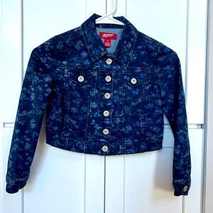 Girls floral print Arizona Jean Jacket